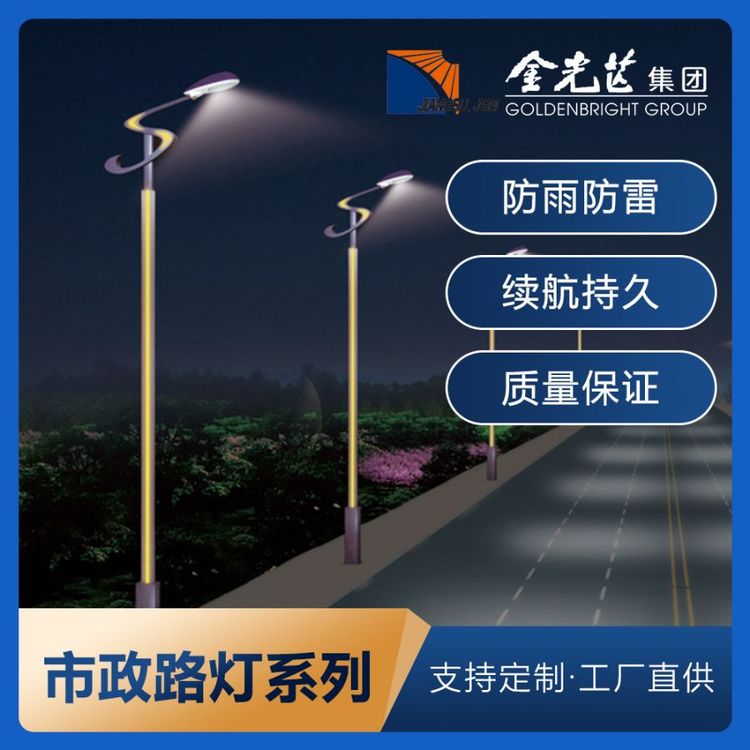 路灯厂家市电LED6米7米8米市政工程路灯杆高速公路照明灯