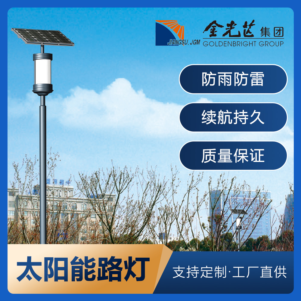 全套太阳能户外马路新农村LED光伏道路照明灯6米大功率路灯