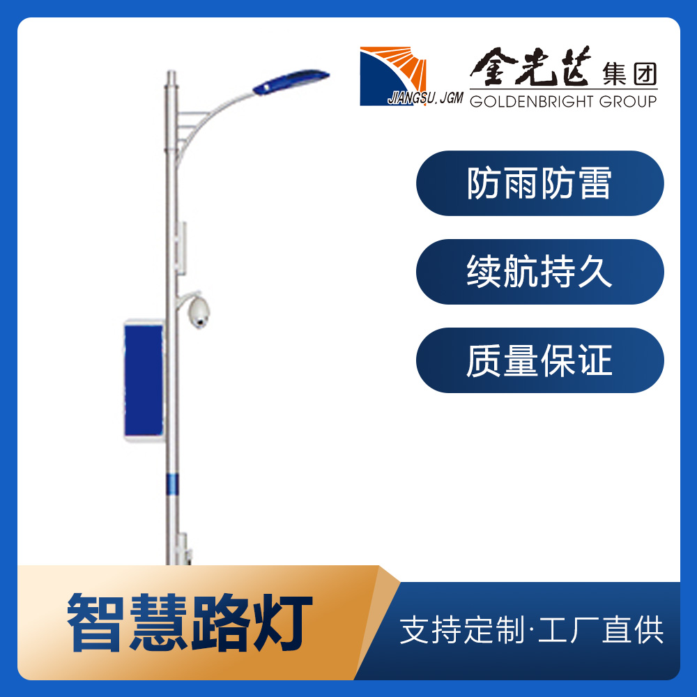 厂家直供户外智慧路灯城市监控照明 LED5G信号基站