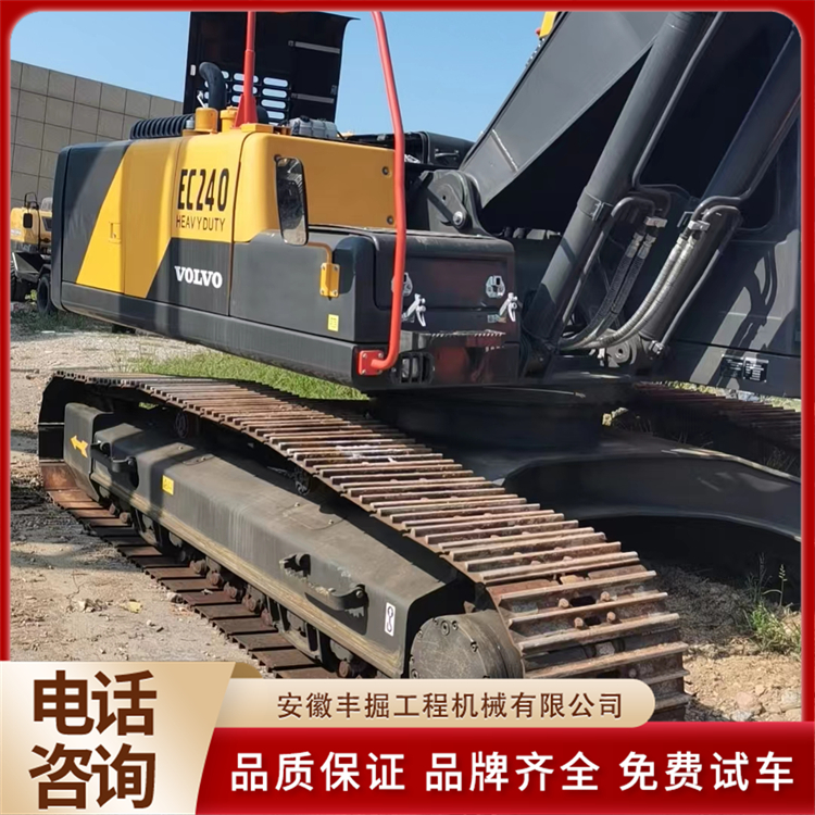 沃尔沃240二手挖掘机 园林工程破碎道路挖机 底盘板正 手续齐全