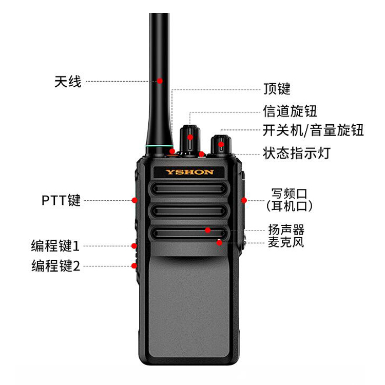 易信数字防爆对讲机M3EX 君晖批发YSHON三防手台