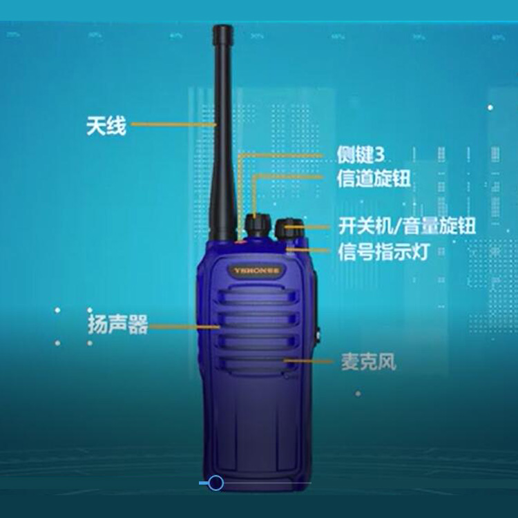 易信模拟防爆对讲机LS-A800 力声远距离三防对讲手台