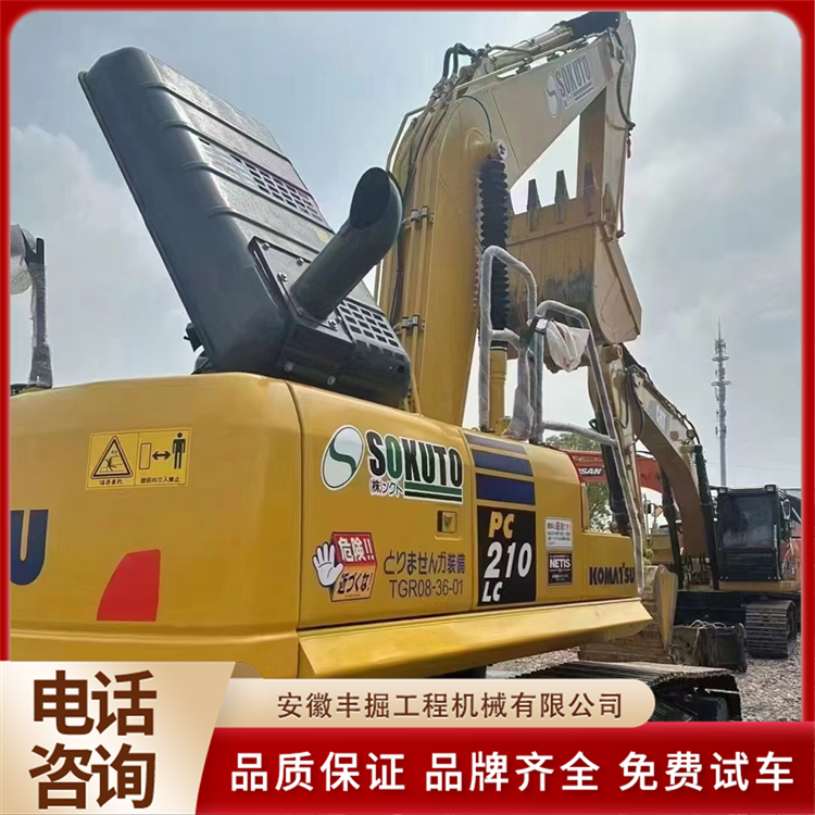 二手小 松210-8挖机 农村建设道路施工挖掘机 三大件干爽利落