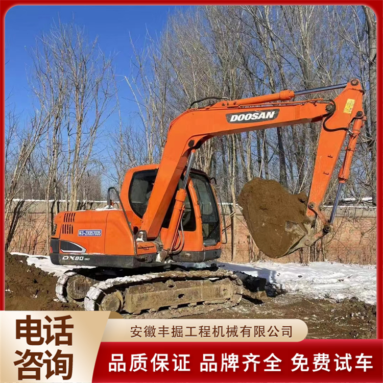 二手斗山80挖掘机 种植开荒挖机 车况性能好 直下工地