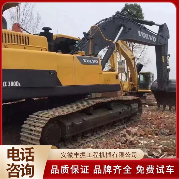 二手沃尔沃380中型挖掘机 工地土方车 省时省人工 底盘板正