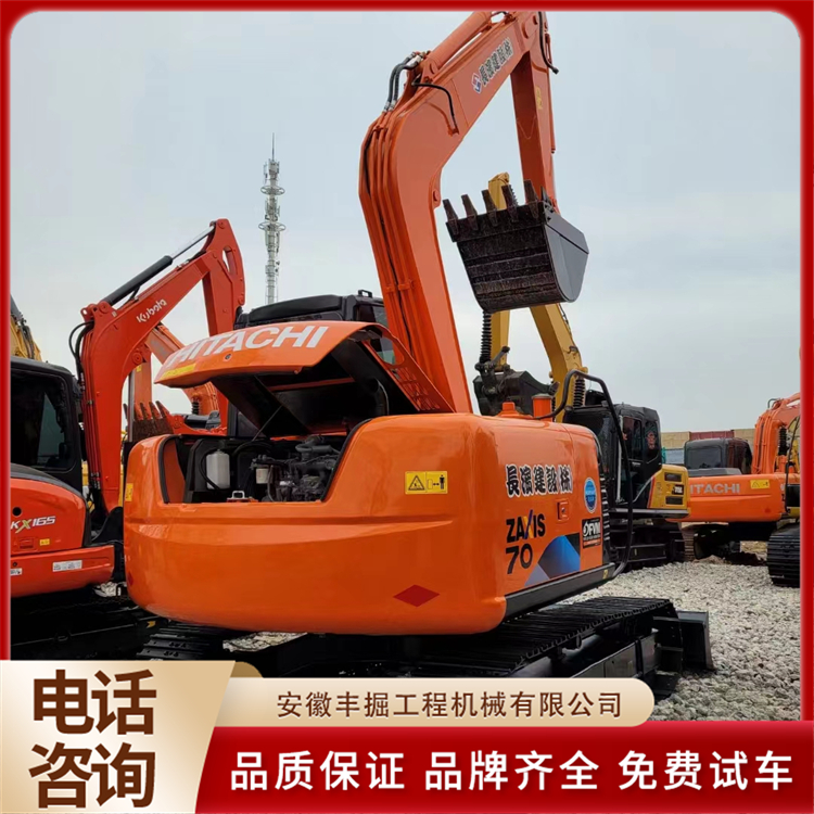 日立70勾机 履带式二手挖掘机 操作简单 动作协调 丰掘
