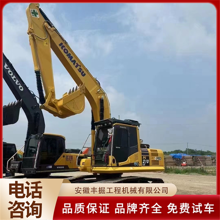 二手小 松210-8挖掘机 农村道路建设挖机 三大件干爽利落