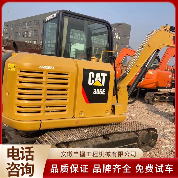 卡特306E挖掘机 园林工程破碎道路挖机 三大件干爽利落