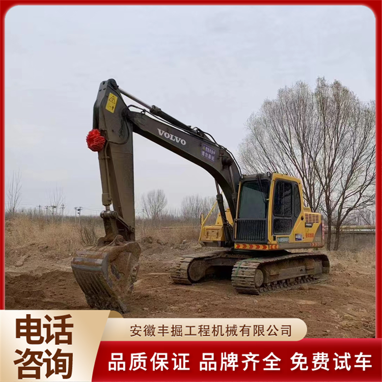 二手九成新沃尔沃140挖掘机 市政工程施工挖机 库存试驾机 丰掘