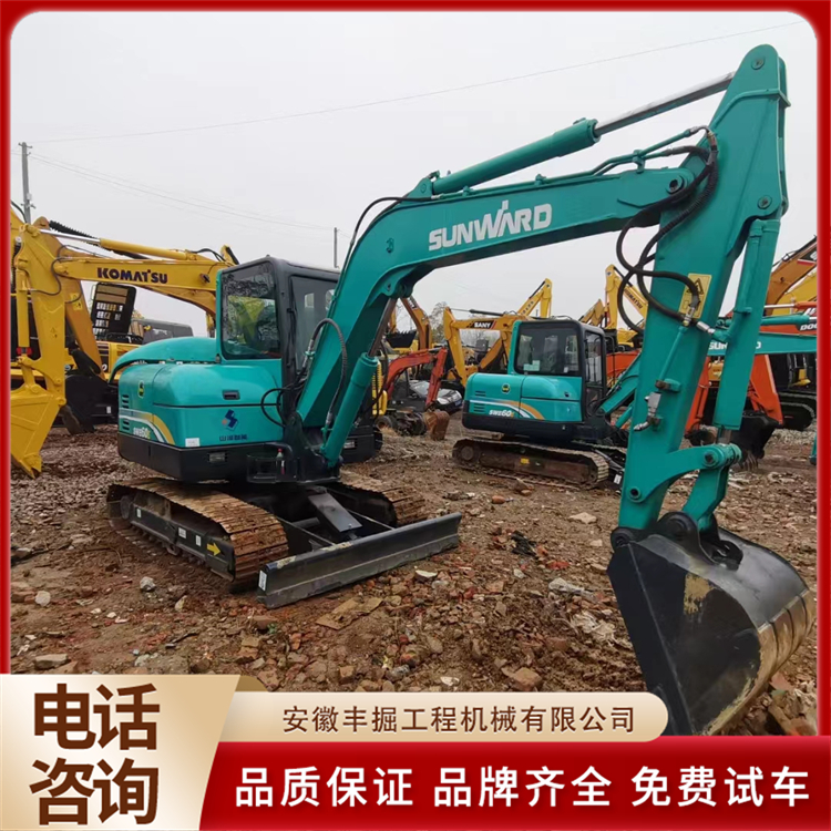 出售二手山河智能60小挖掘机 九城新 质量保障 手续齐全