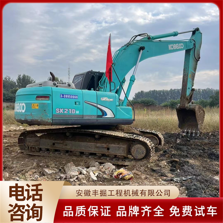 二手神钢210挖掘机 园林工程破碎道路挖机 包你干活 丰掘