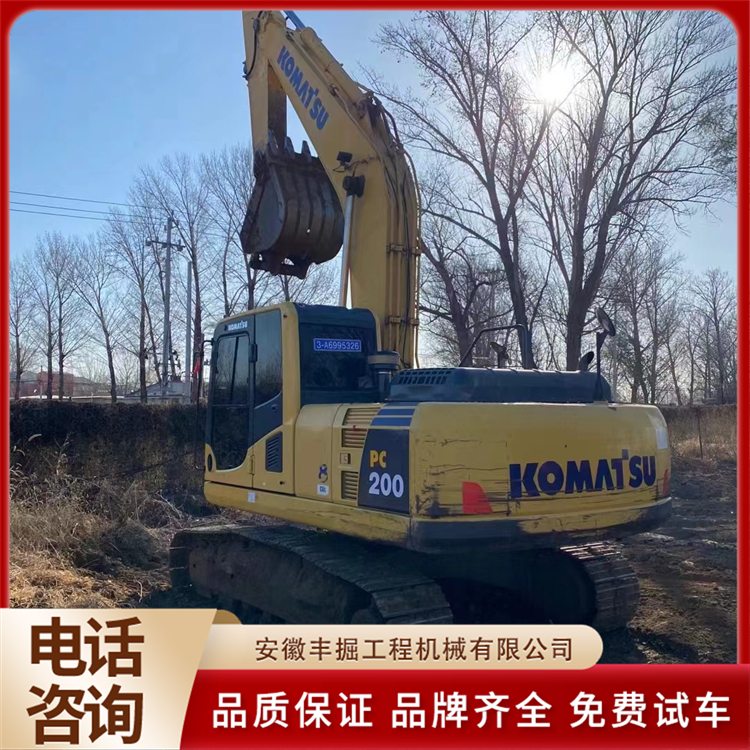 小 松200挖机 履带小型二手挖掘机 家用挖土小挖机 丰掘