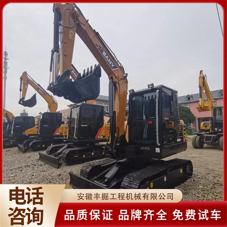 三 一60CPro挖掘机 二手库存试驾机 车况性能好 包你干活