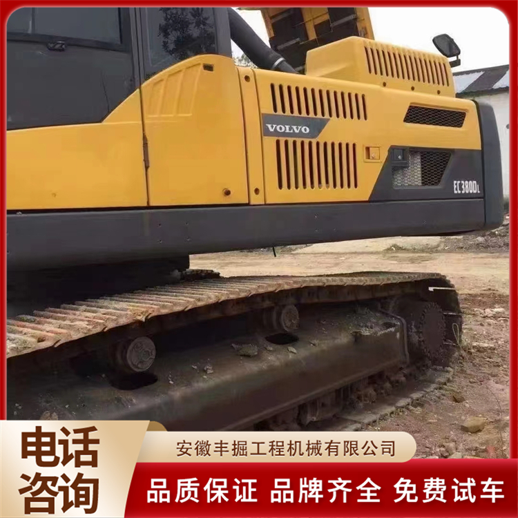 沃尔沃380二手挖掘机 河道清理淤泥挖机 底盘九成新 滴油不漏