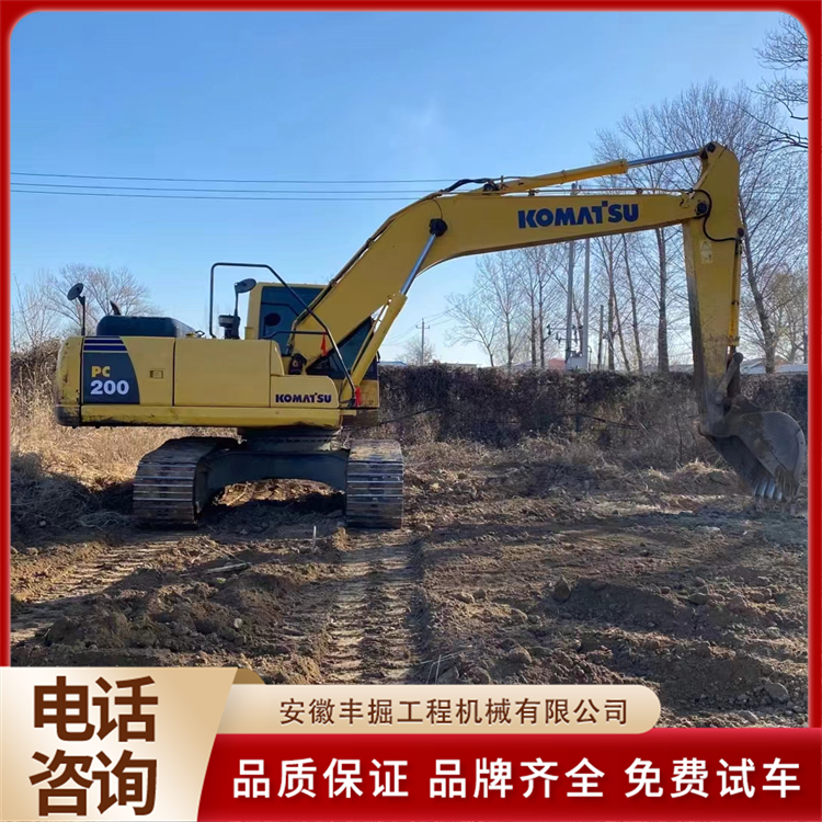 小 松200挖机 家用挖土工程果园挖土机 道路建设二手挖掘机