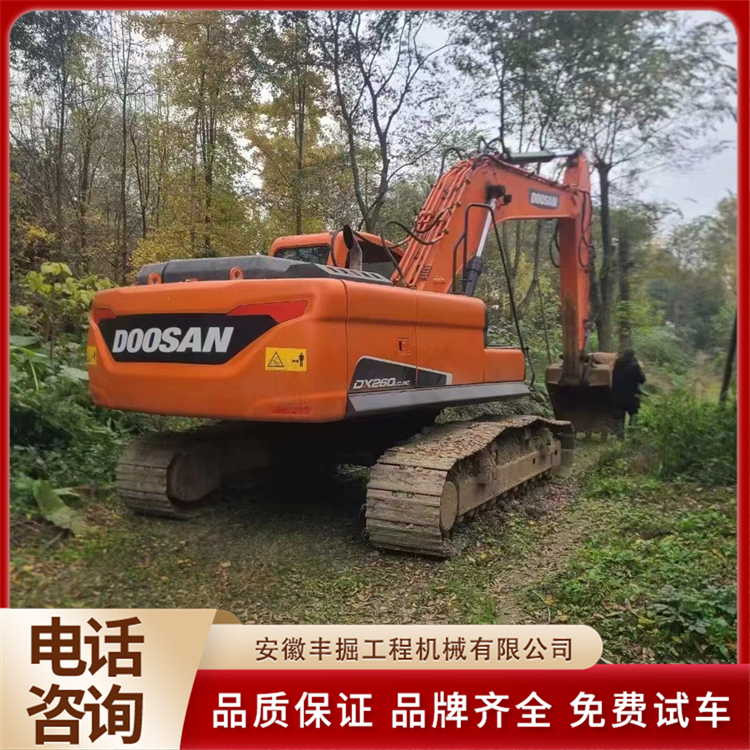 二手斗山260挖机 市政工程用履带式挖掘机 底盘九成新 车况板正