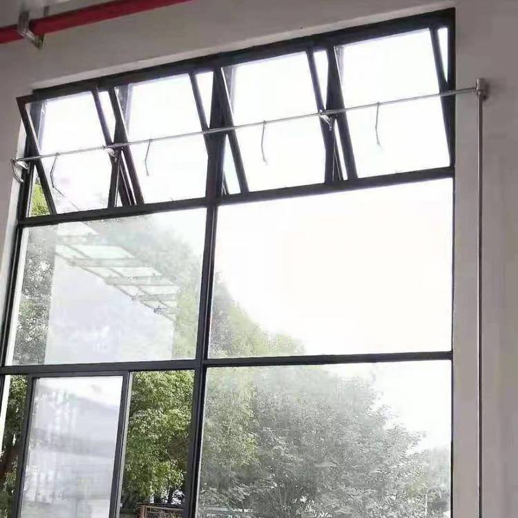 手摇曲臂式开窗器高窗开启器多窗联动消防高位排烟窗开关装置