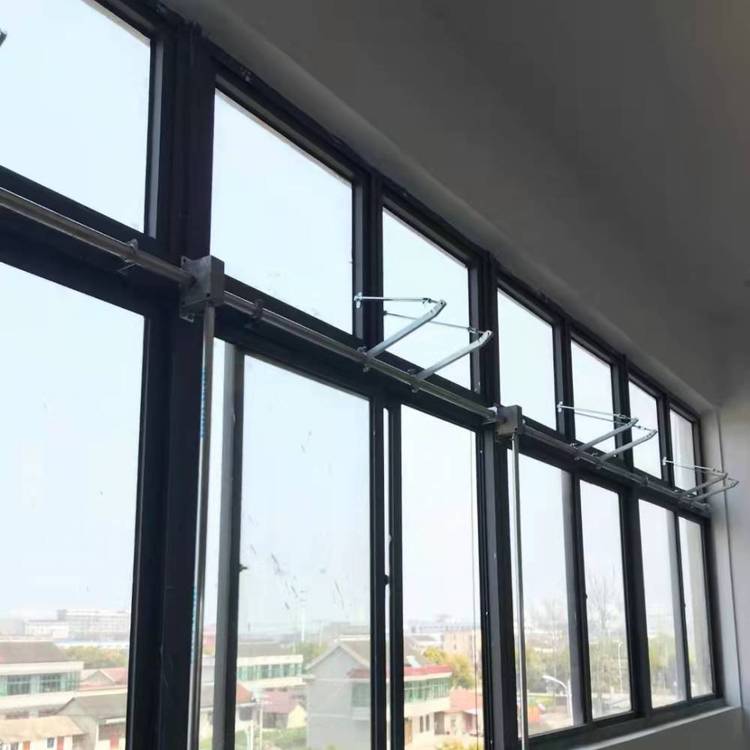 上悬平开窗户手动开启装置消防排烟窗推拉窗联动闭窗器手摇开窗