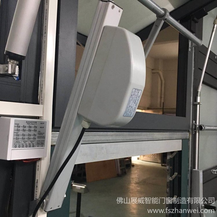 展威齿条式电动控制开窗器 可电动手动开启 两年质保质量保证