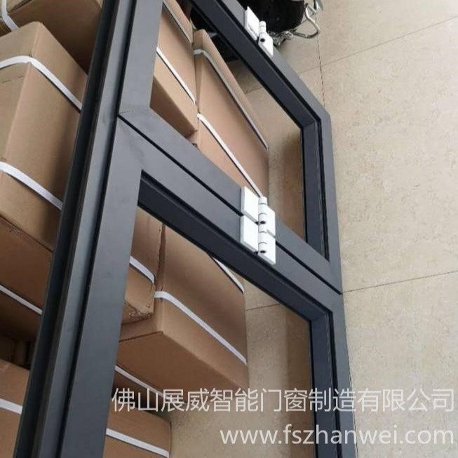 展威智能电动手动开窗器铝合金中悬窗定制窗户消防联动开启