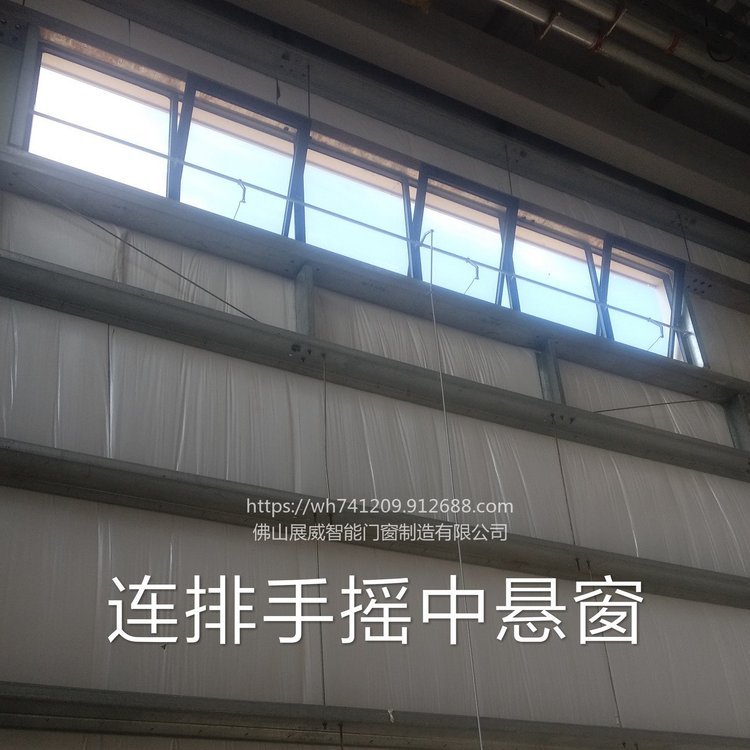 厂家直供 手摇曲臂开窗机一开多扇 多窗联动 严格选材 高位窗