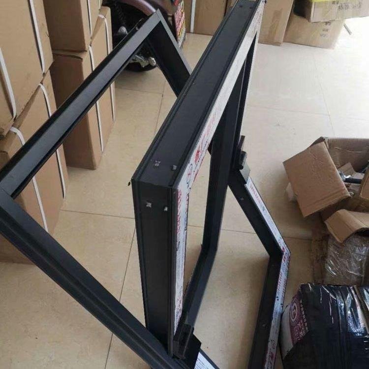 电动手动铝合金中悬窗体不含玻璃可按需单独提供配件合页铰链