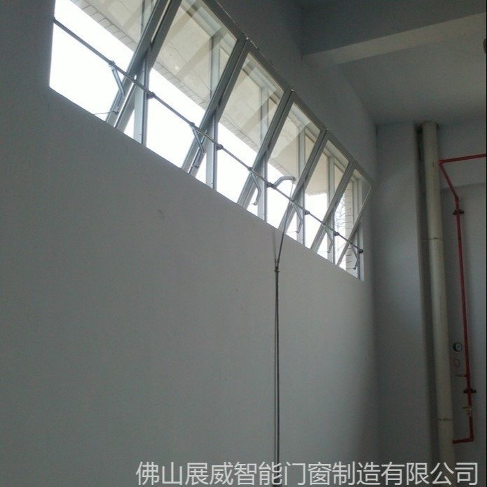 智能开关窗手摇高窗开启手动连排开窗器消防排烟窗工程 可一带多扇