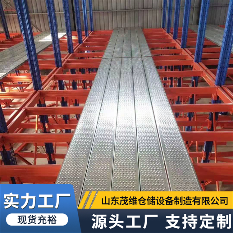 仓库二层钢结构平台 组合式仓储货架 镀锌工艺 尺寸规格多 茂维
