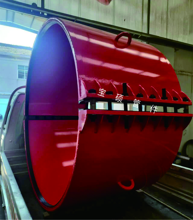 DN1600x1000铸铁管用钢塑哈夫节厂家 规格齐全 大口径管道修补器