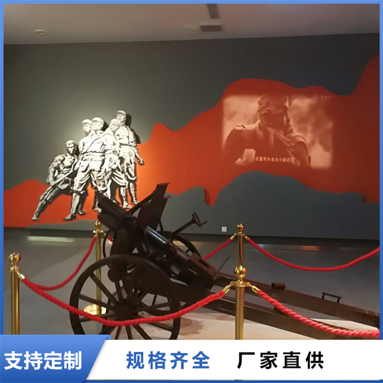 场馆壁画墙绘博物馆场景复原墙体彩绘水泥直塑 星硕辰