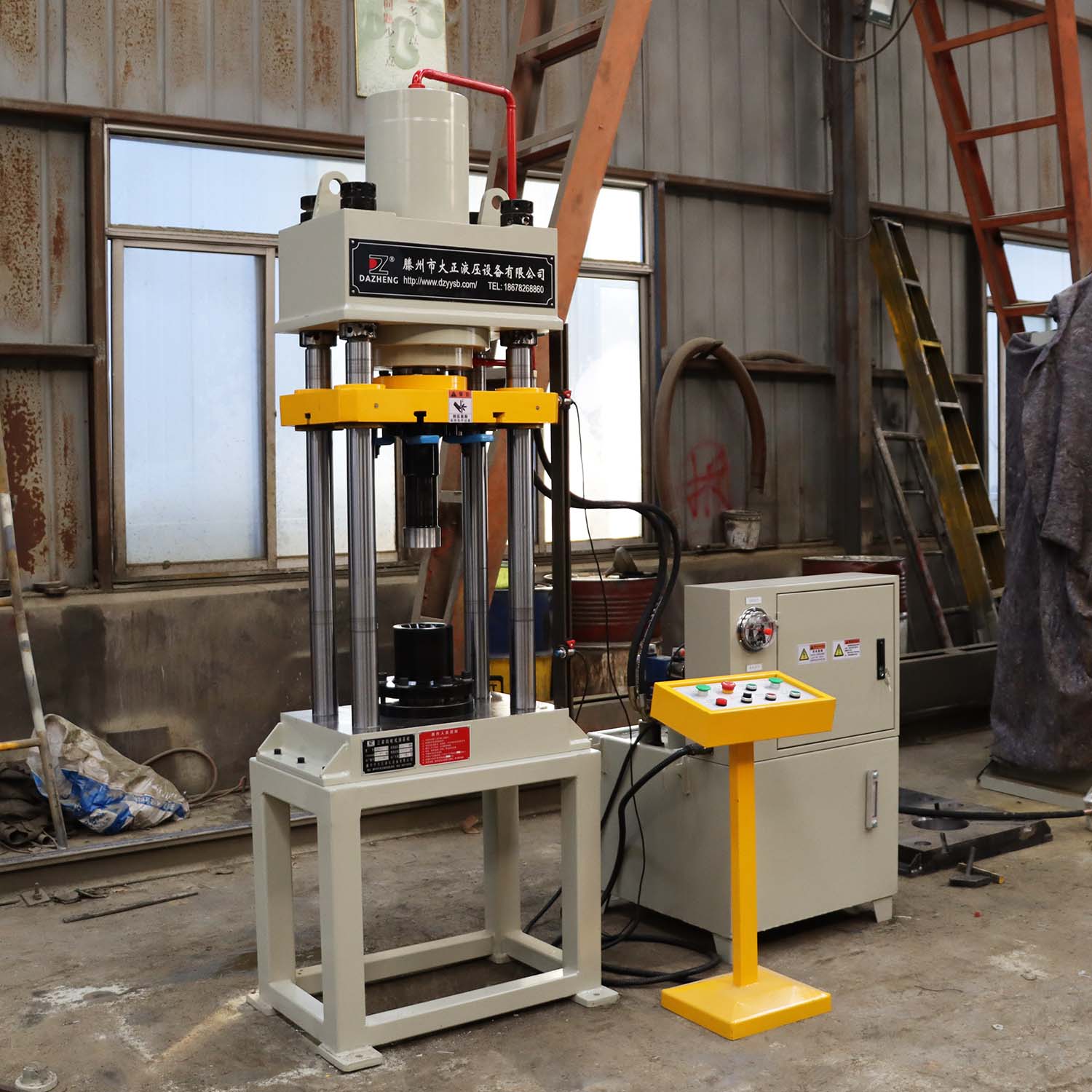 大正YL32-100t四柱液压机 小型油压机 轴承 端盖 轴套压装 挤条