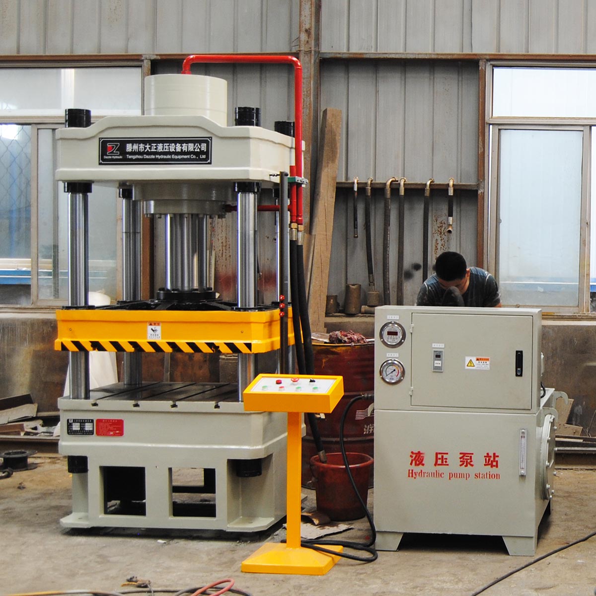 大正 YL32-250t 四柱液压机 用于铜管压扁 电气接头压制 模压成型