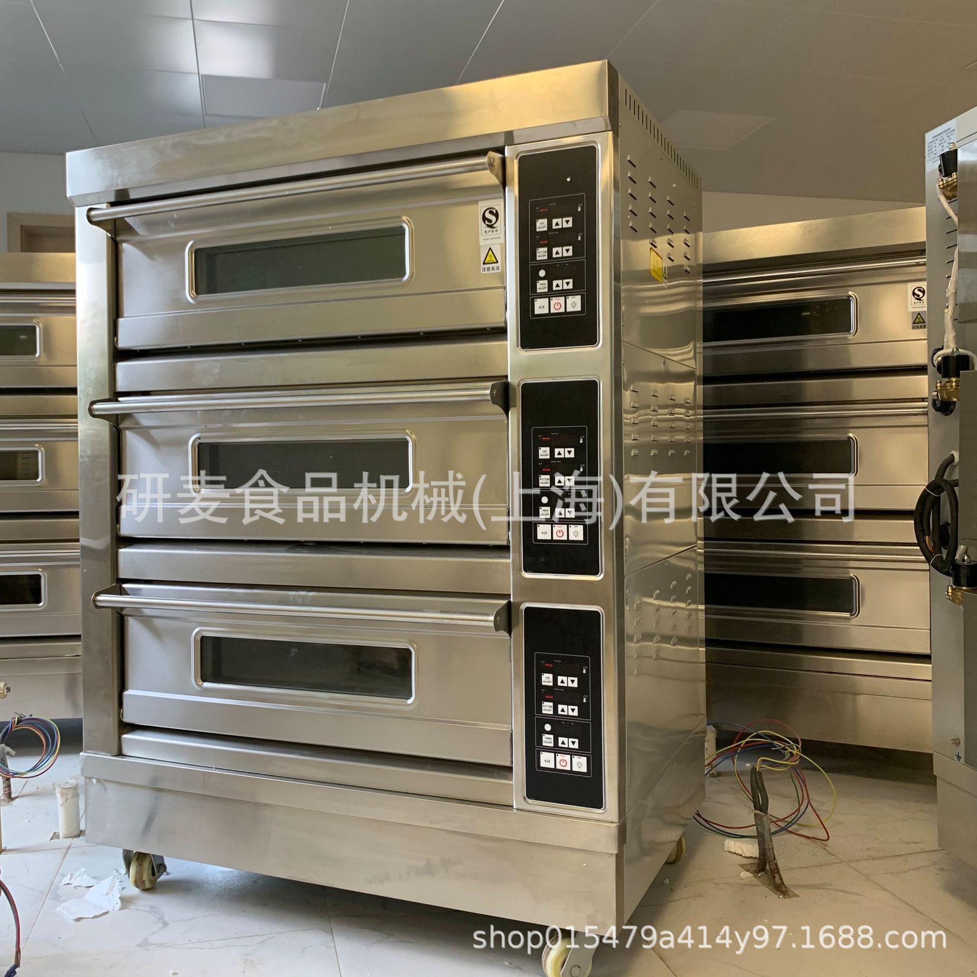 商用烘焙设备炊事设备 3层6盘烘焙烤箱面包烤箱 披萨蛋挞烤炉