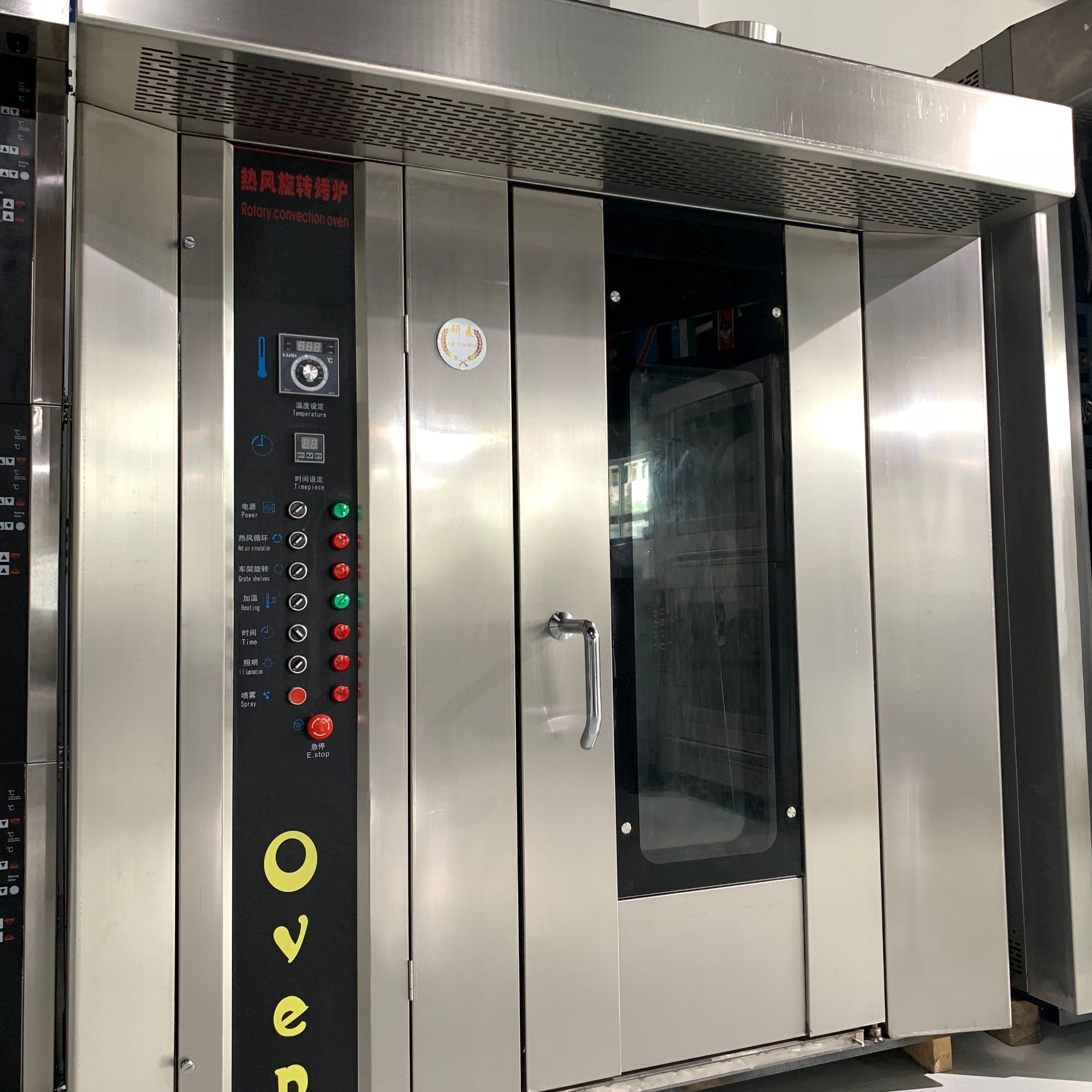 热风旋转炉 大型400度高温烤箱 64盘热风旋转烤炉 大型烤鸭炉