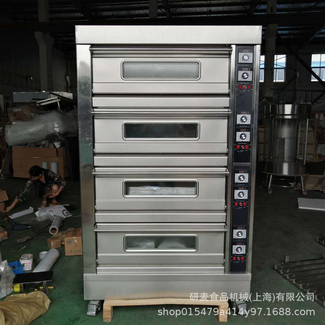 4层8盘烘焙烤箱 面包房烘焙设备炊事设备 大型披萨烤炉