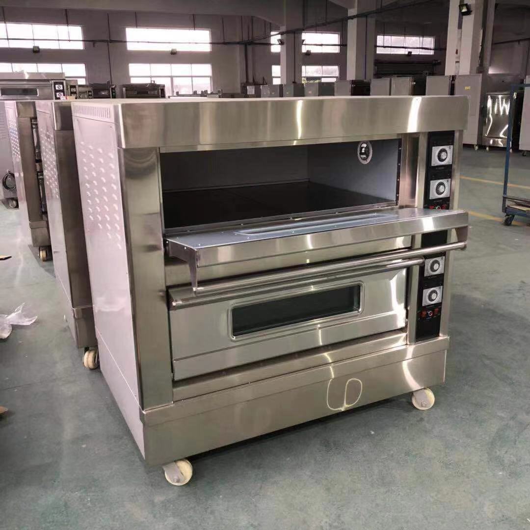 2层4盘烤箱 商用电烤箱 400度高温烤炉平板烤箱披萨炉 pizza oven