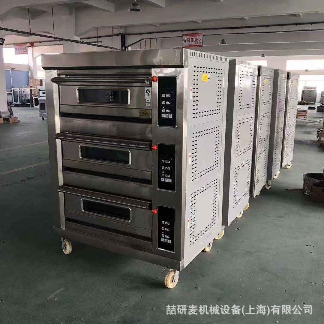 喆研麦天然气烤箱 LPG 智能定时烤箱 单层双层三层烤炉LNG OVEN