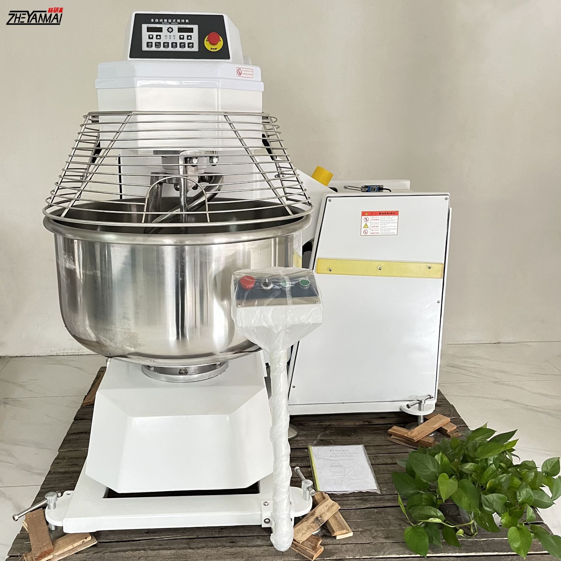 食品厂商用和面机 75kg面粉翻缸和面机 3包粉自动打面机大型