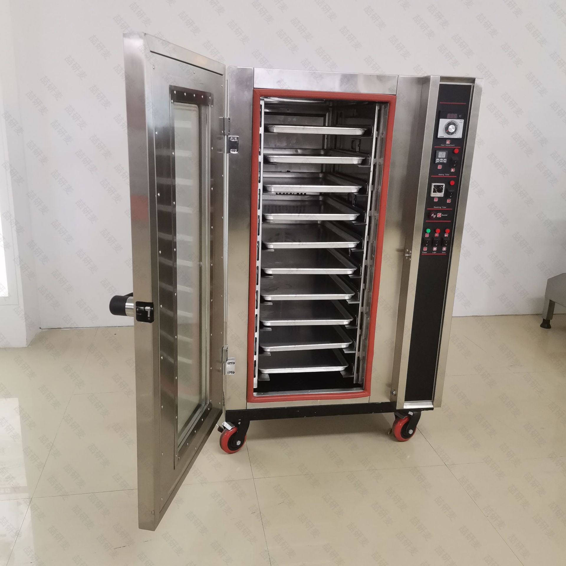 10盘热风循环电烤箱商用 蛋糕烘焙设备 面包房烤箱烤炉点心烘烤机