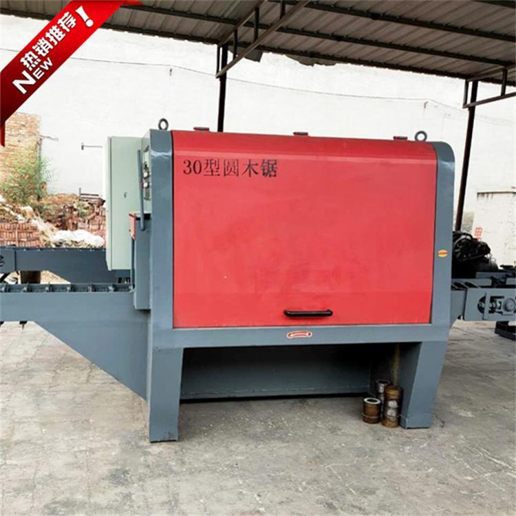 圆木开方锯 大型圆方木开料锯浩鼎全自动圆原木多片锯