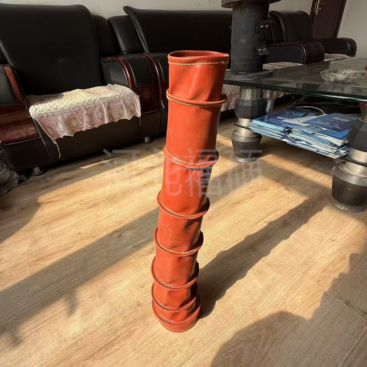 帆布软连接 非金属补偿器 伸缩通风排风管 福硕定制