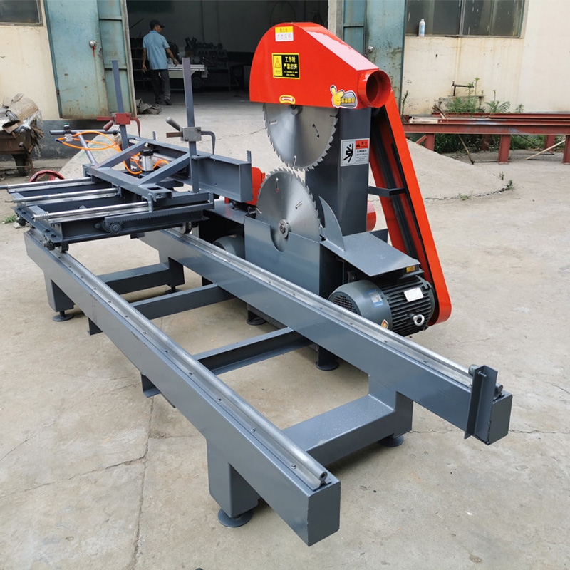 大型圆木推台锯原木开料开板锯全自动小型精密开料锯圆盘锯