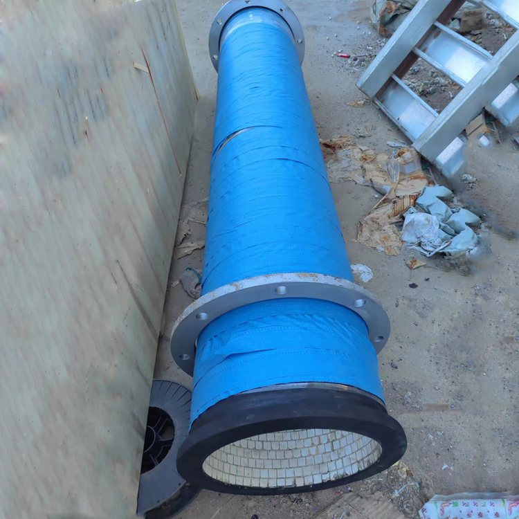 橡胶内衬陶瓷管福硕电厂脱硫喷煤陶瓷橡胶管