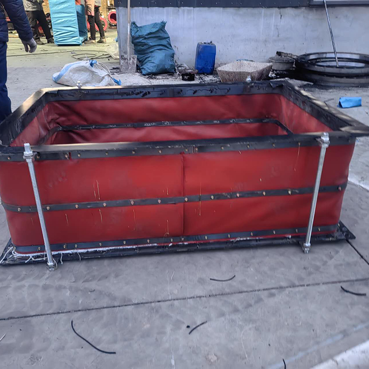 福硕 矩形伸缩节 非金属织物补偿器 烟风道膨胀节