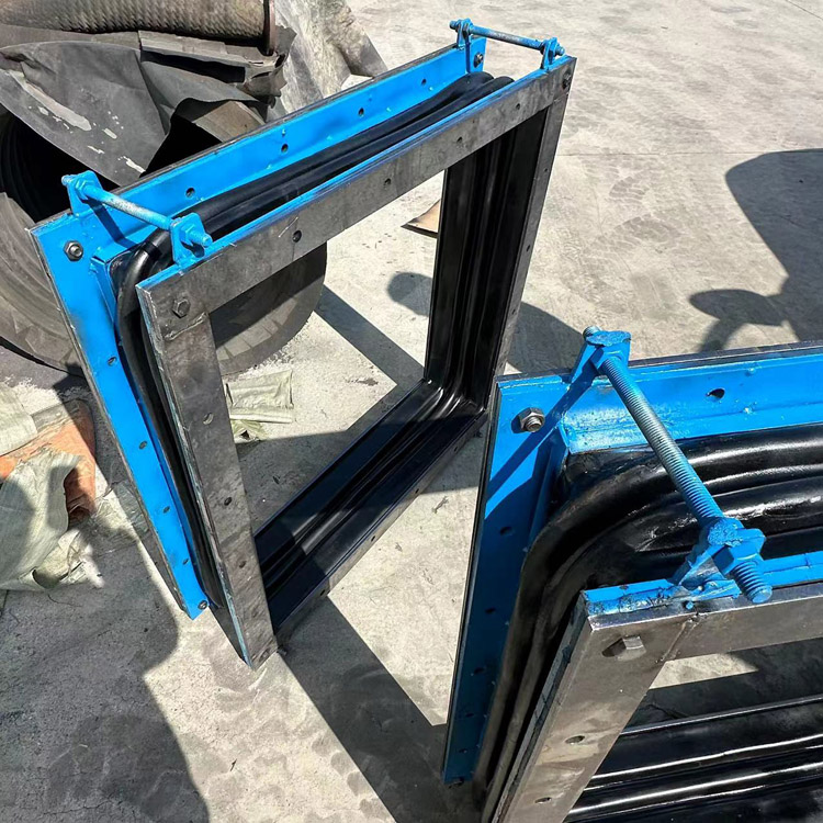 振动筛密封橡胶软连接福硕异形管道阀门减振橡 胶软接头