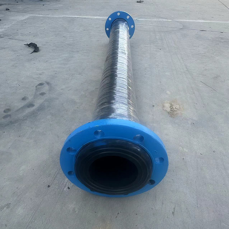 抗磨法兰污水排水橡胶管福硕抗酸碱大口径输水胶管