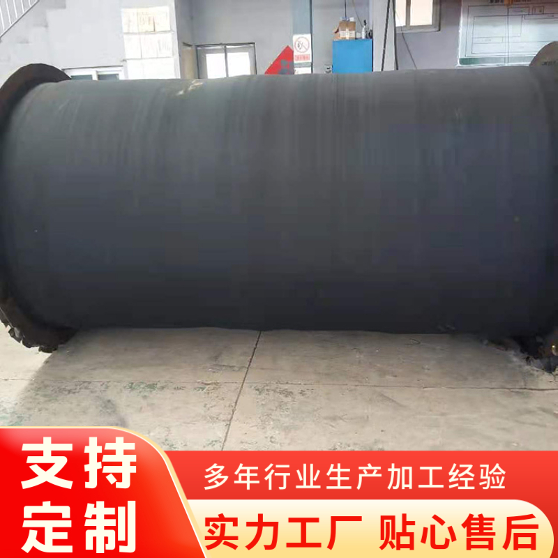 手工缠绕管夹阀套管 法兰橡胶夹布橡胶管 大口径胶管阀胶管