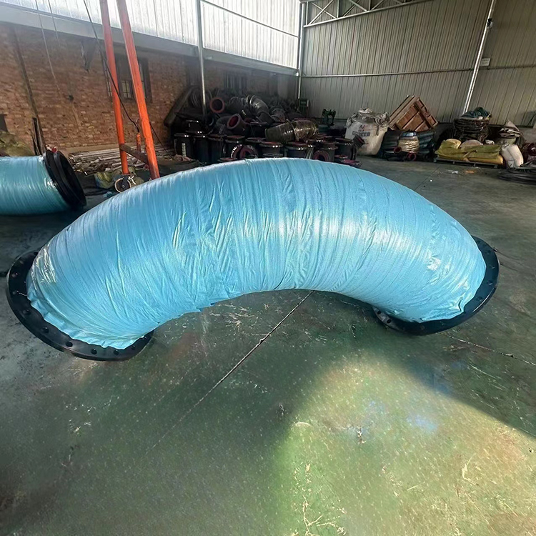 法兰橡胶软连接弯头福硕可曲挠直角橡 胶弯管