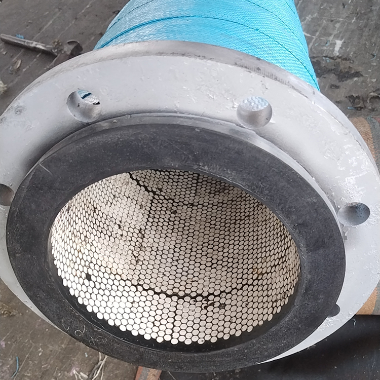 脱硫喷煤粉碳粉超高抗磨陶瓷管福硕柔软可弯折陶瓷复合软管