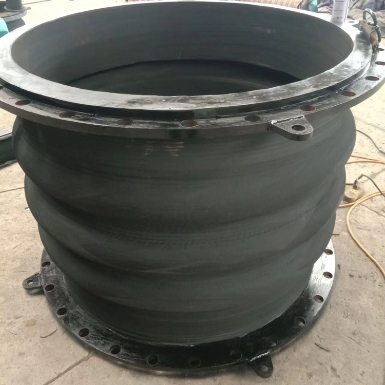 柔性接头橡 胶膨胀节 福硕 大翻边橡胶软接 头弹性补偿软连接
